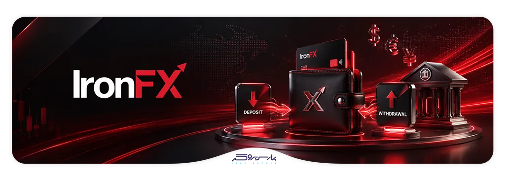 تصویر روشهای واریز و برداشت IronFX