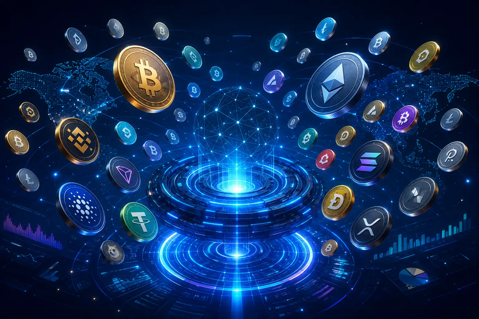 تنوع بسیار زیاد رمزارزها