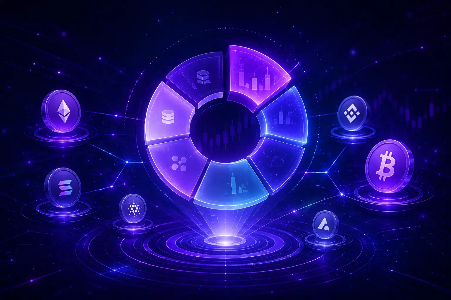 تصویر توزیع داراییهای Nobitex